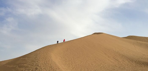 库木塔格沙漠旅游景点攻略图