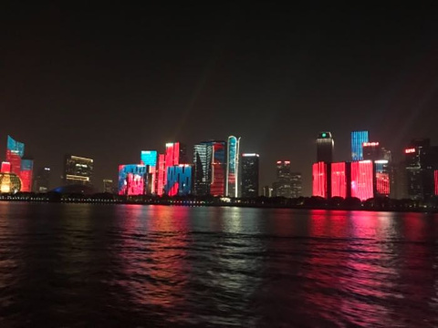 钱塘江夜游旅游景点图片