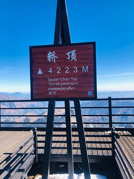 轿子雪山国际滑雪场旅游景点攻略图