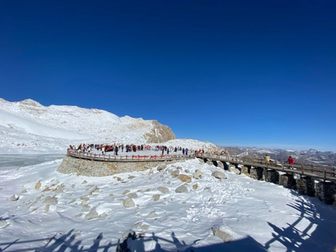 达古冰川风景区旅游景点攻略图