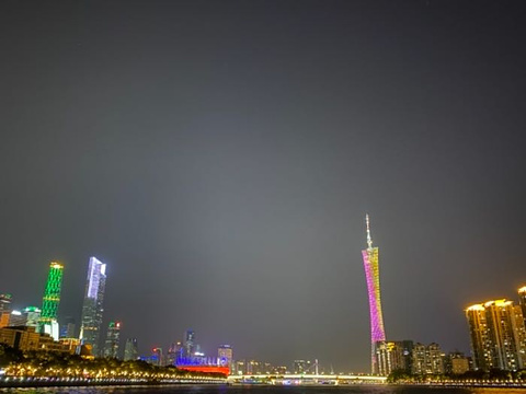 珠江夜游广州塔·中大码头旅游景点攻略图